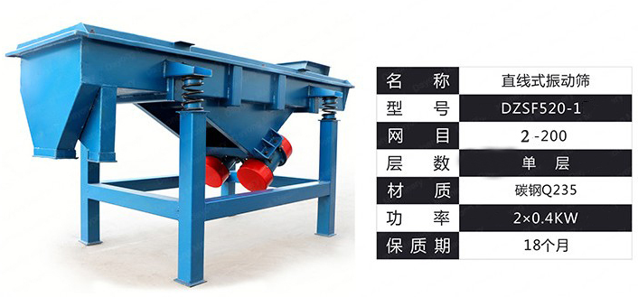 直線振動篩層數(shù)、精度、功效的講析